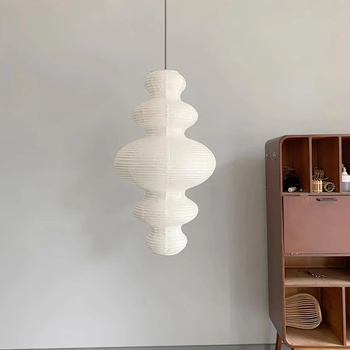 Large Paper Pendant Light — Pendant Light | Maison Monashee — view 39