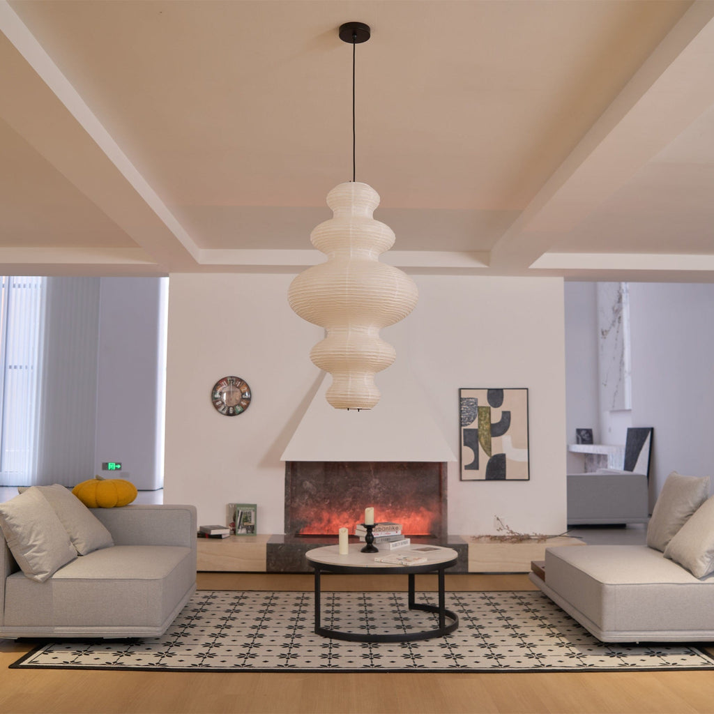 Large Paper Pendant Light — Pendant Light | Maison Monashee — view 15
