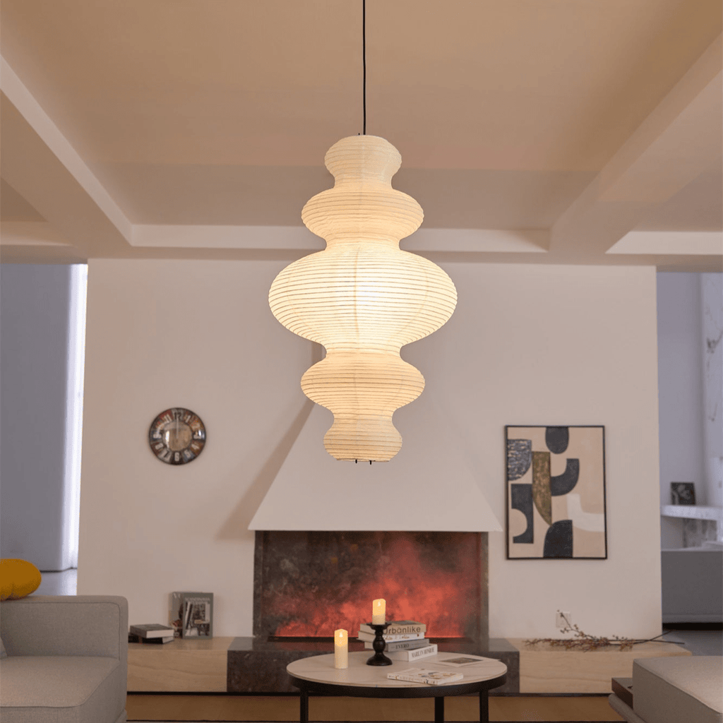 Large Paper Pendant Light — Pendant Light | Maison Monashee — view 2
