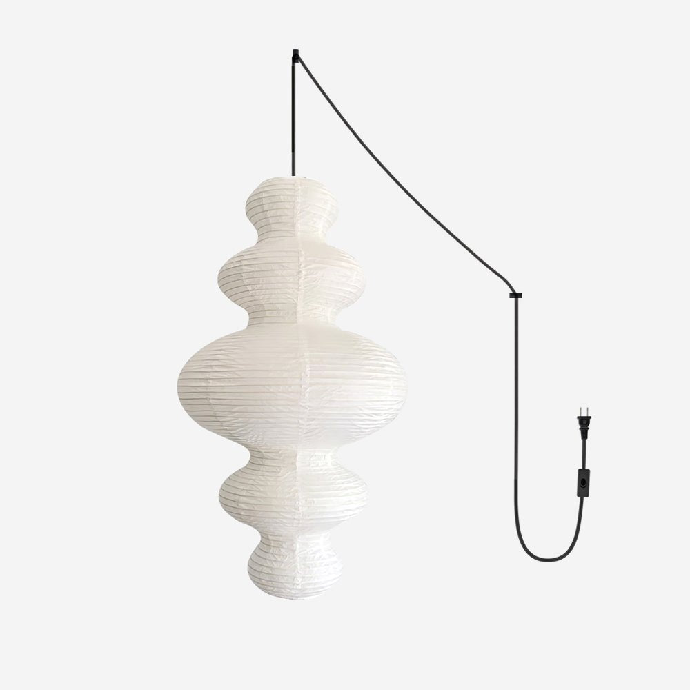 Plug-In Paper Pendant Light — Pendant Light | Maison Monashee — view 14