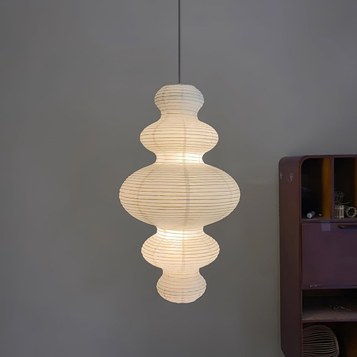 Plug-In Paper Pendant Light — Pendant Light | Maison Monashee — view 22
