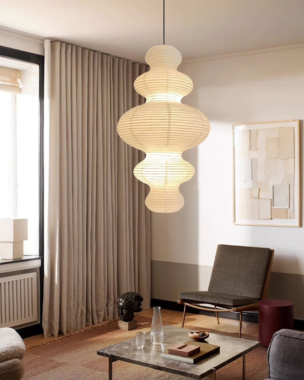 Plug-In Paper Pendant Light — Pendant Light | Maison Monashee — view 17