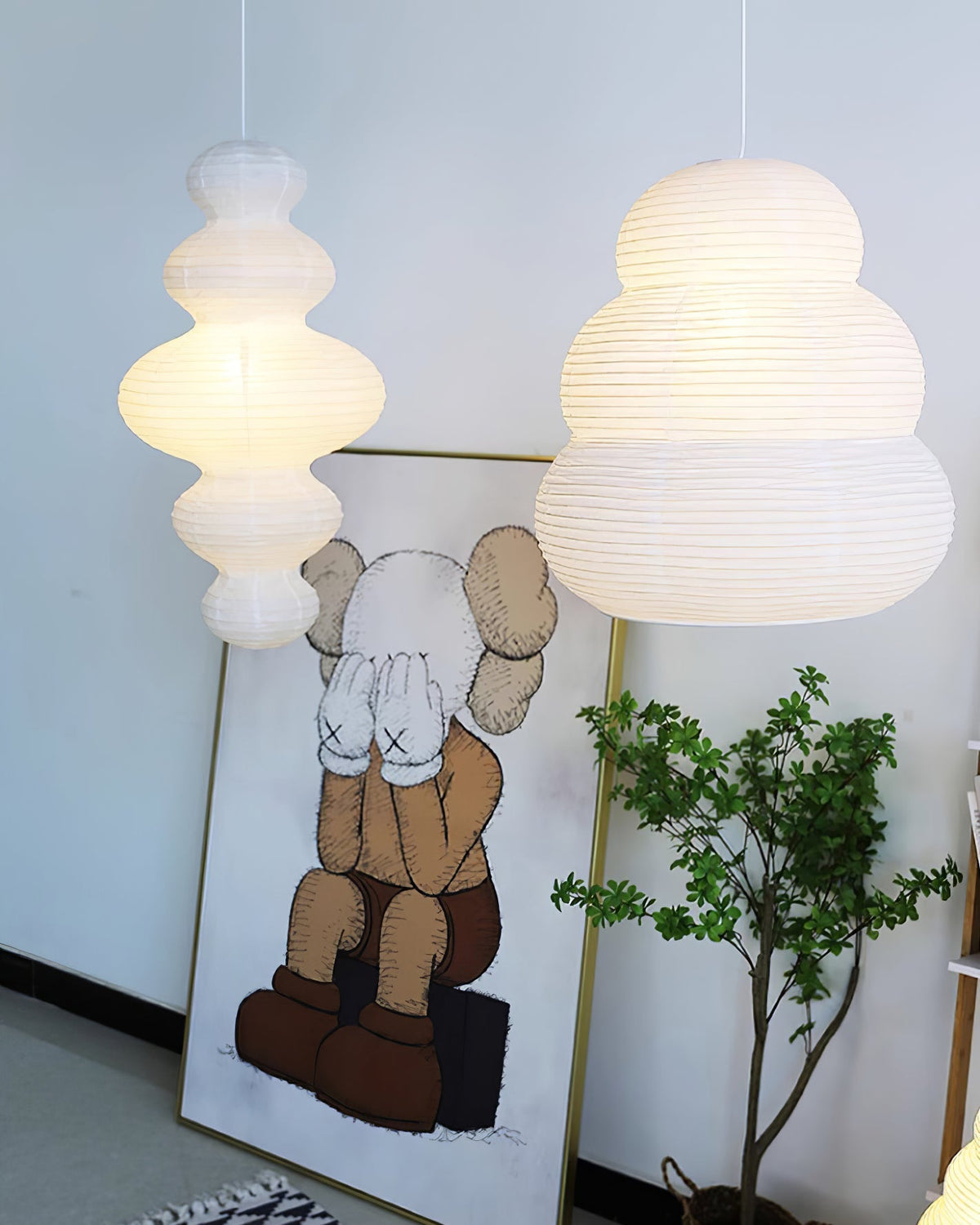 Plug-In Paper Pendant Light — Pendant Light | Maison Monashee — view 34
