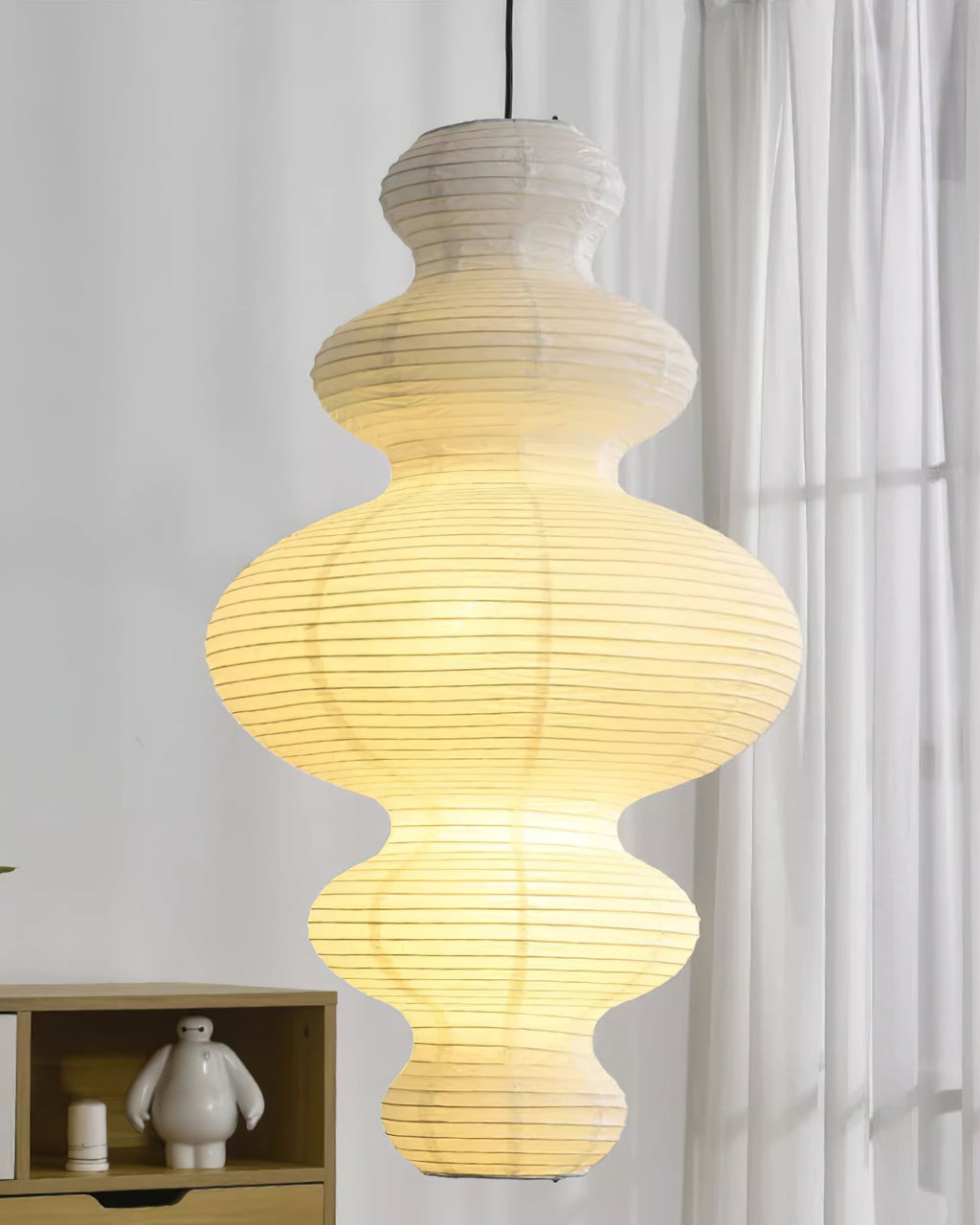 Plug-In Paper Pendant Light — Pendant Light | Maison Monashee — view 36
