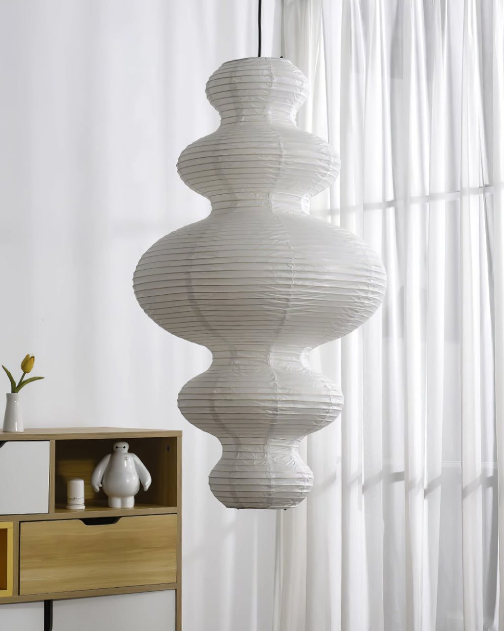 Plug-In Paper Pendant Light — Pendant Light | Maison Monashee — view 37