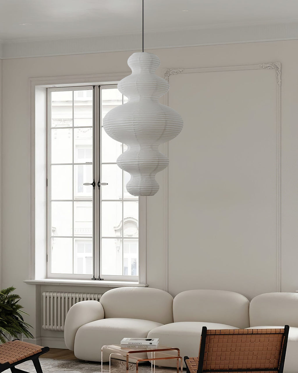 Plug-In Paper Pendant Light — Pendant Light | Maison Monashee — view 31