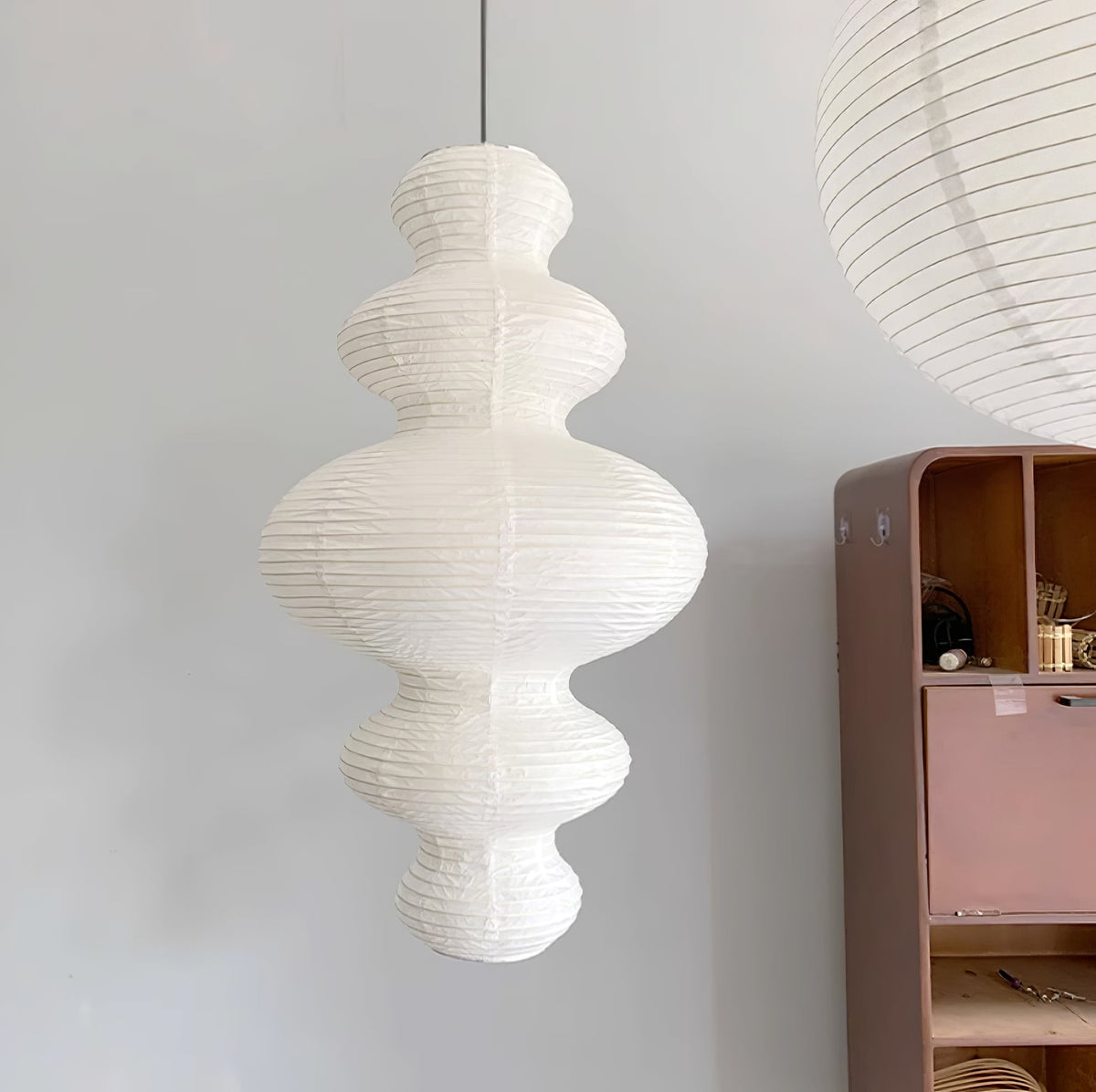 Plug-In Paper Pendant Light — Pendant Light | Maison Monashee — view 33