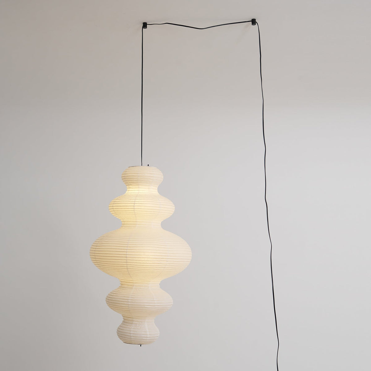 Plug-In Paper Pendant Light — Pendant Light | Maison Monashee — view 43