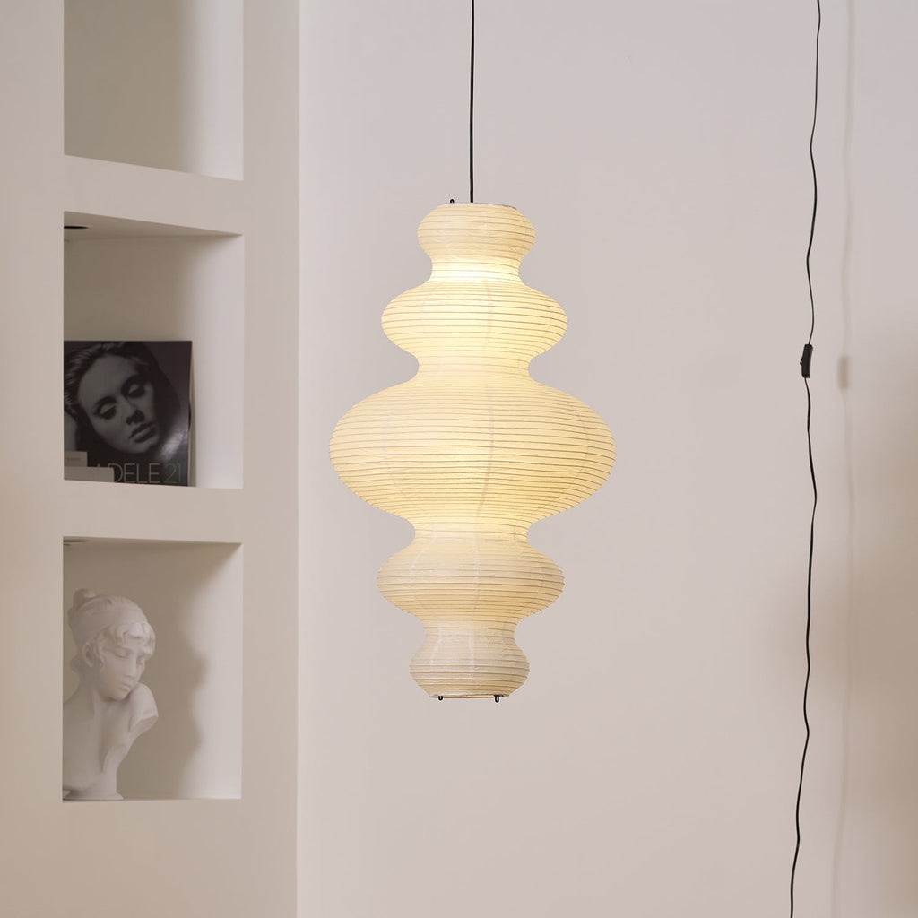 Plug-In Paper Pendant Light — Pendant Light | Maison Monashee — view 45