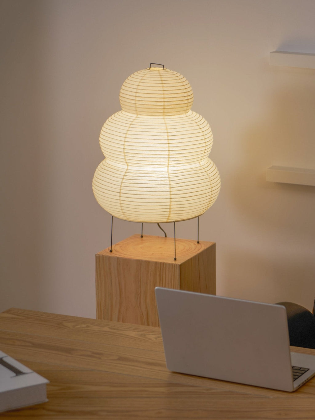 Japanese Lantern Table Lamp — Table Lamp | Maison Monashee — view 118