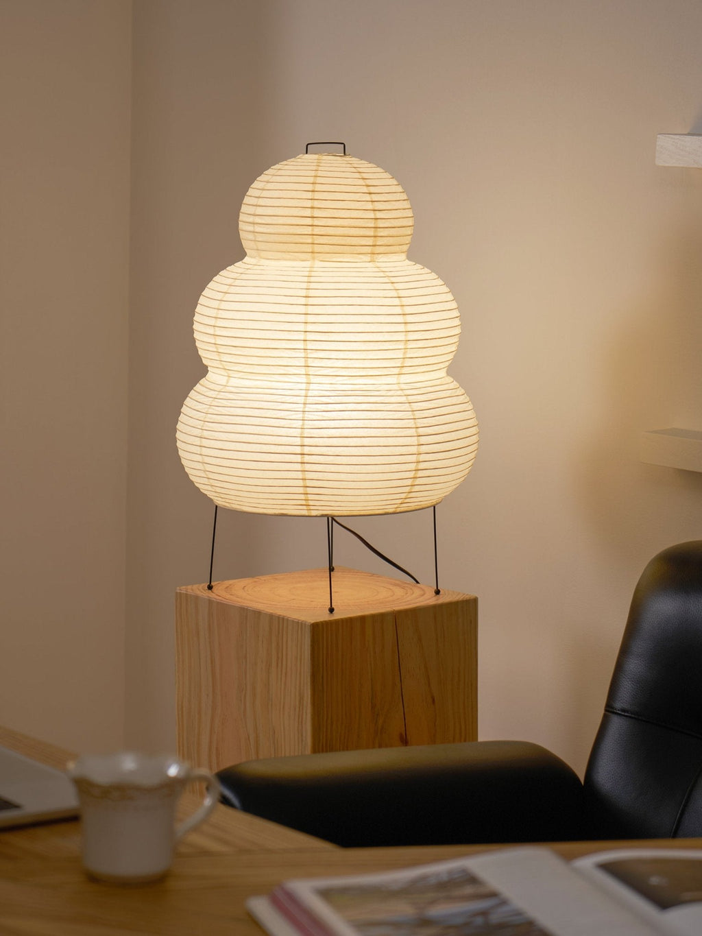 Japanese Lantern Table Lamp — Table Lamp | Maison Monashee — view 119