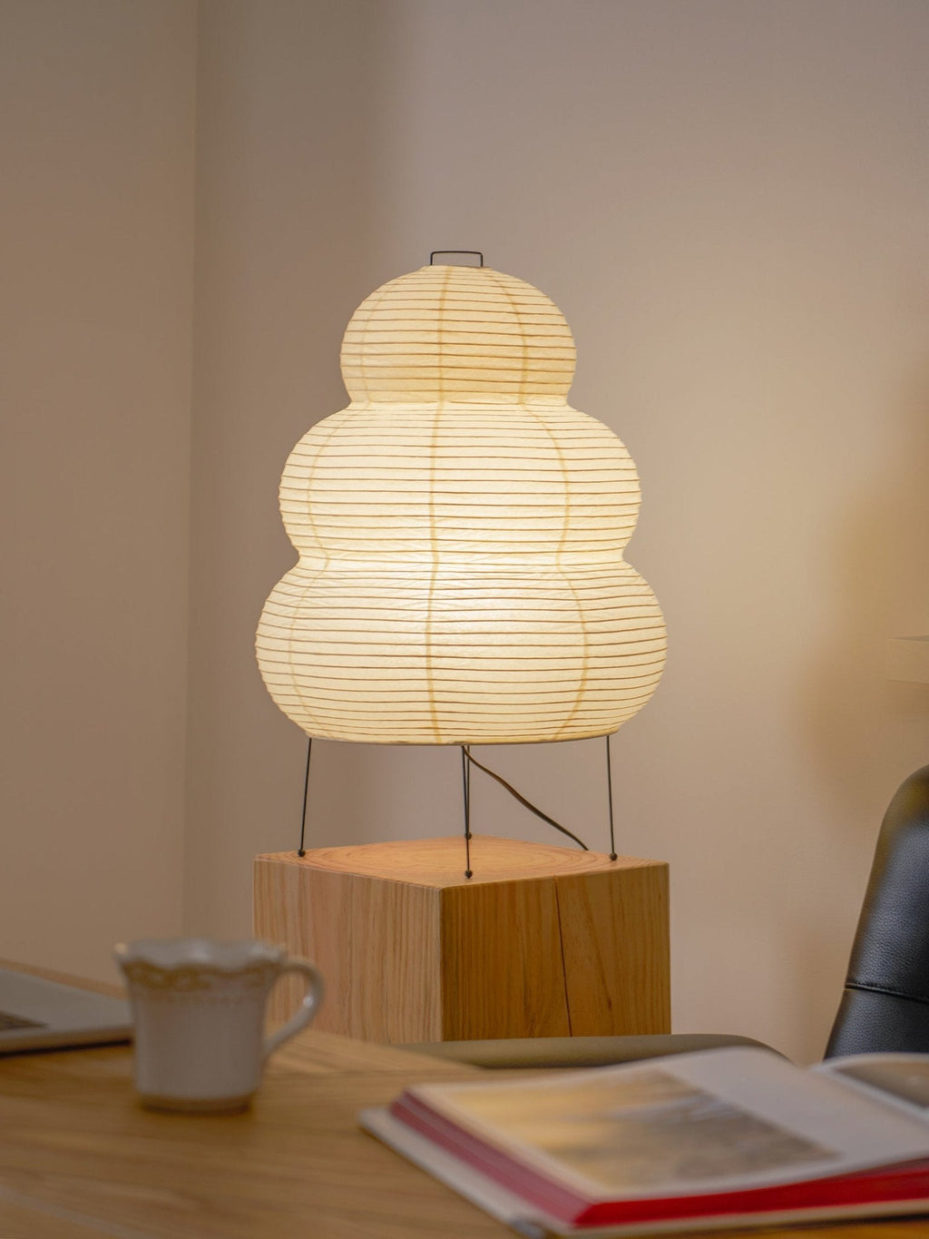 Japanese Lantern Table Lamp — Table Lamp | Maison Monashee — view 120