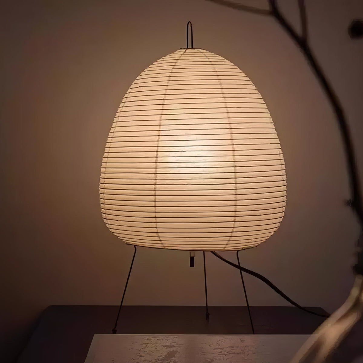 Japanese Lantern Table Lamp — Table Lamp | Maison Monashee — view 83