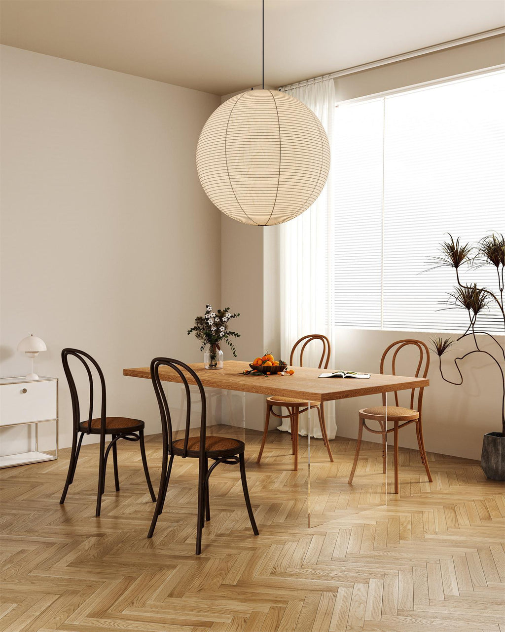 Round Lantern Pendant Light — Pendant Light | Maison Monashee — view 42