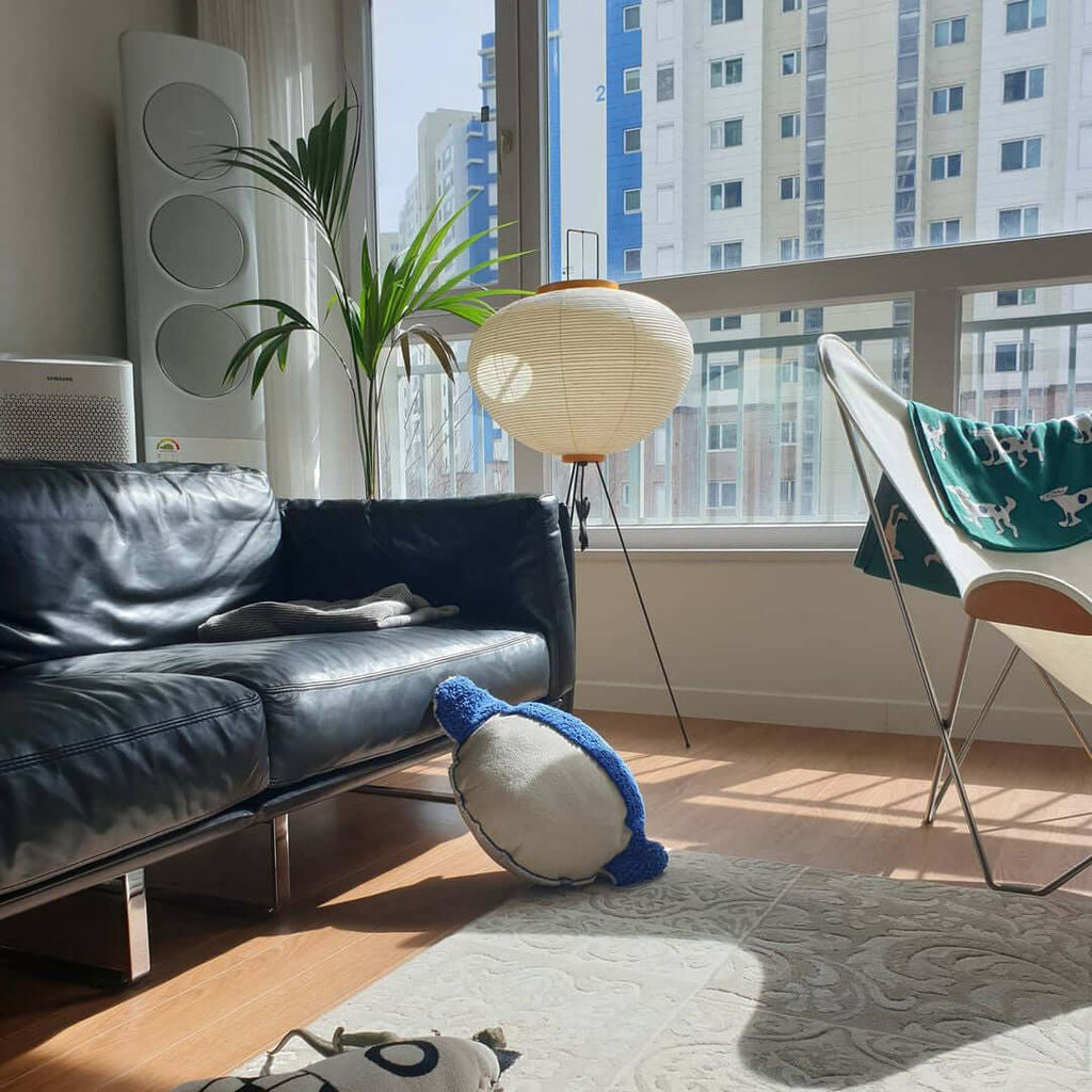 Rice Paper Floor Lamp — Floor Lamp | Maison Monashee — view 72