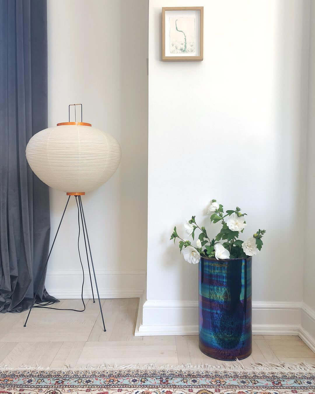 Rice Paper Floor Lamp — Floor Lamp | Maison Monashee — view 73