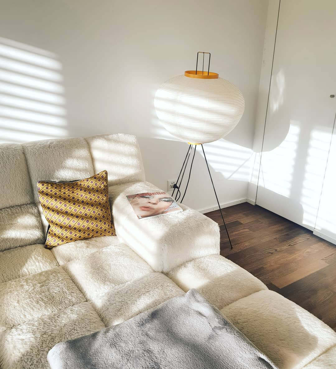 Rice Paper Floor Lamp — Floor Lamp | Maison Monashee — view 74