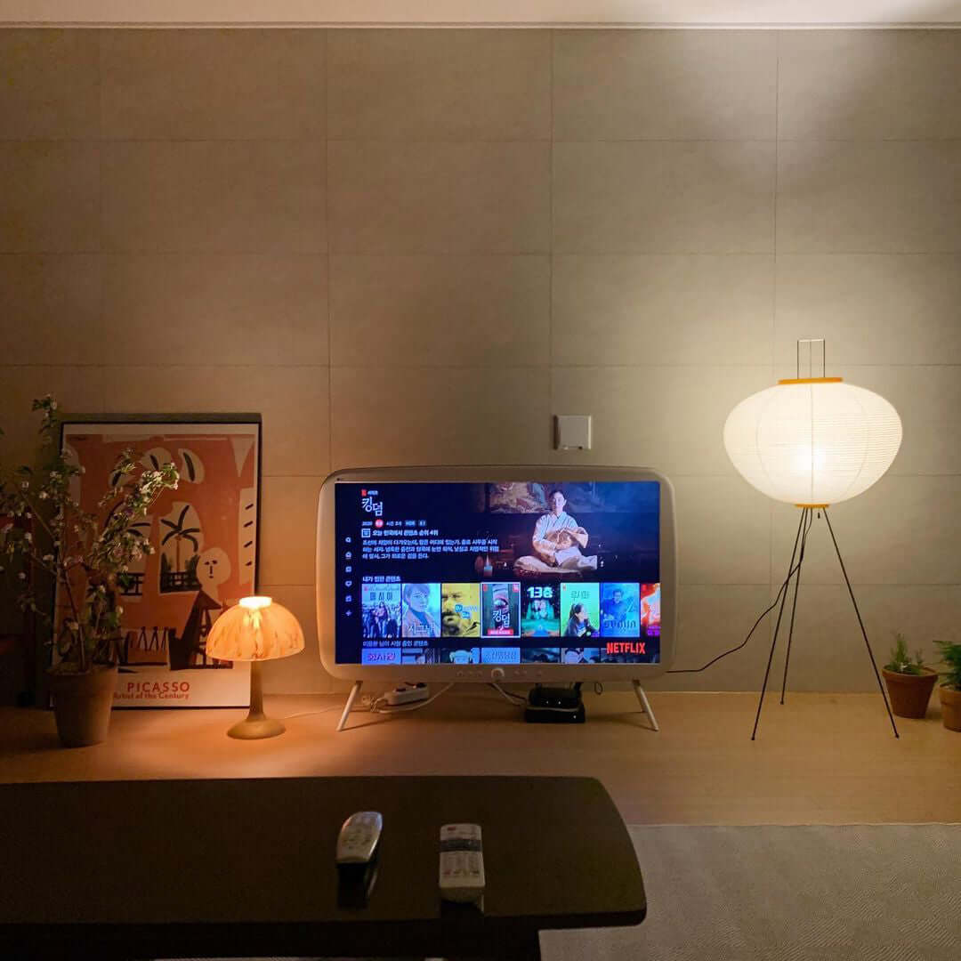 Rice Paper Floor Lamp — Floor Lamp | Maison Monashee — view 79