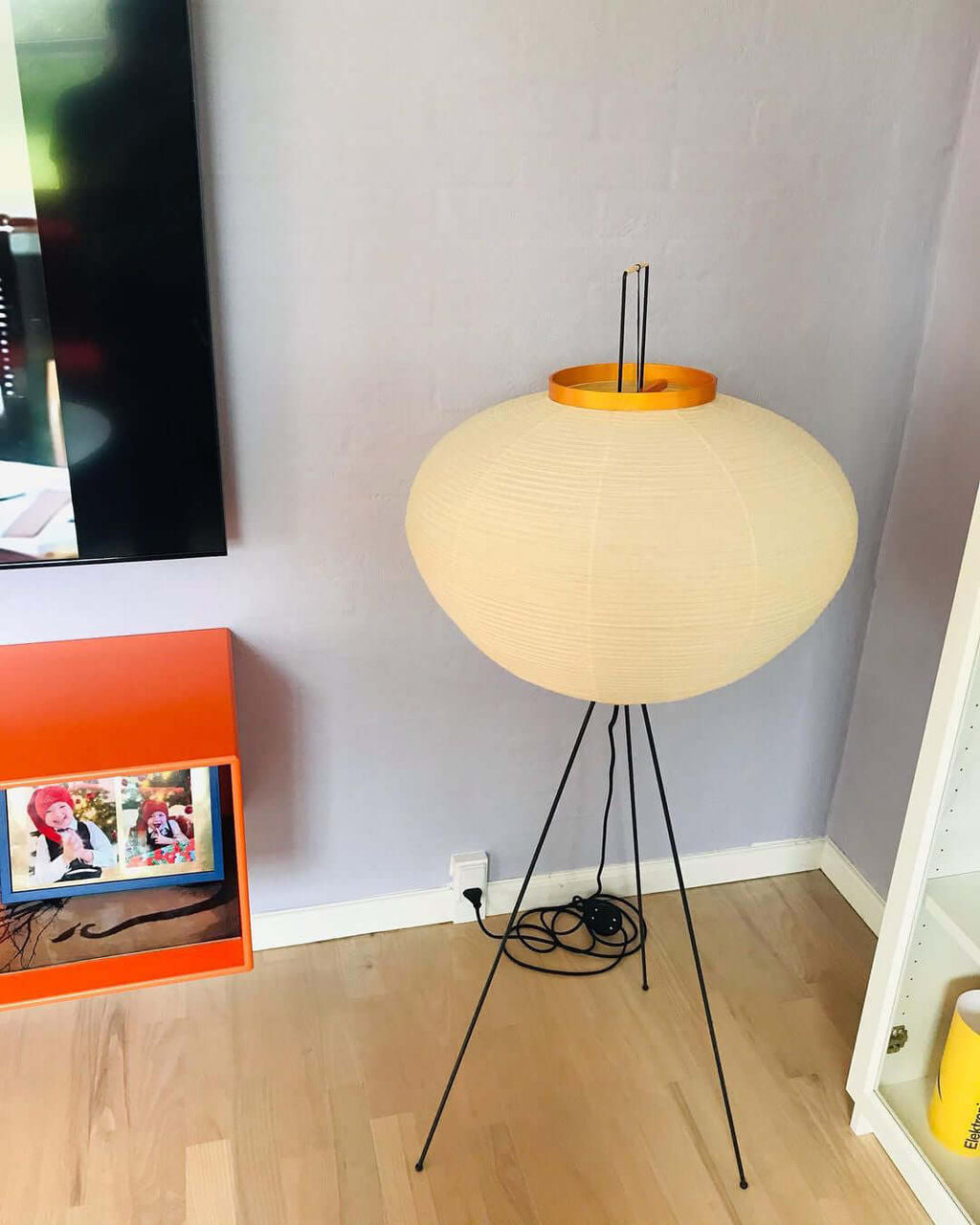 Rice Paper Floor Lamp — Floor Lamp | Maison Monashee — view 82