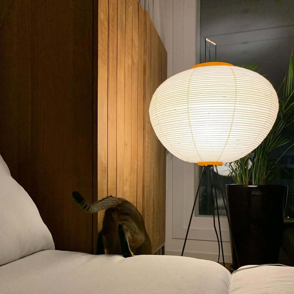 Rice Paper Floor Lamp — Floor Lamp | Maison Monashee — view 68