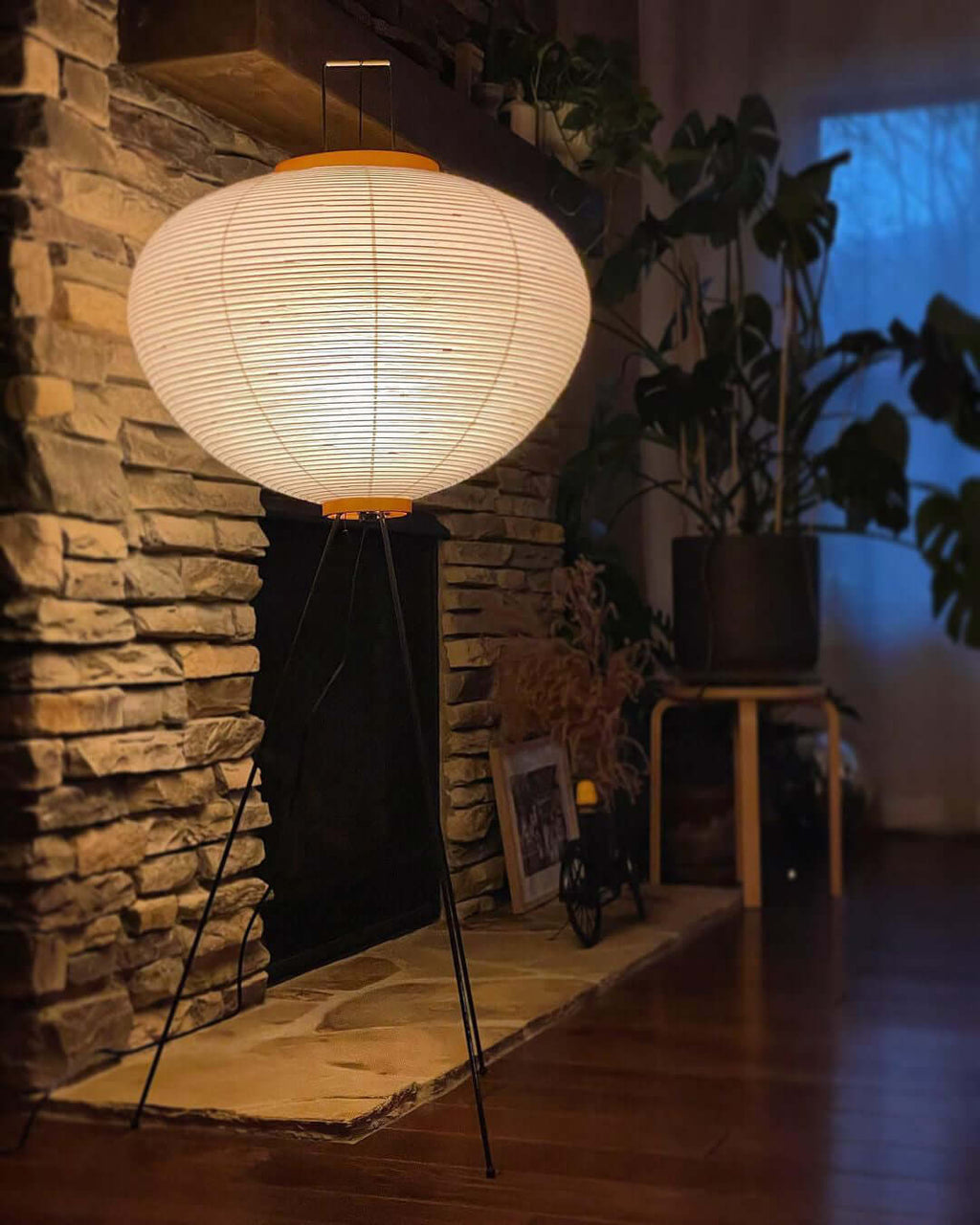 Rice Paper Floor Lamp — Floor Lamp | Maison Monashee — view 28