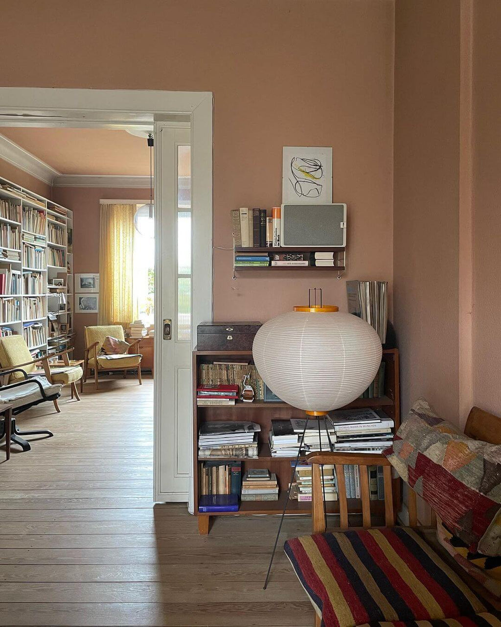 Rice Paper Floor Lamp — Floor Lamp | Maison Monashee — view 88