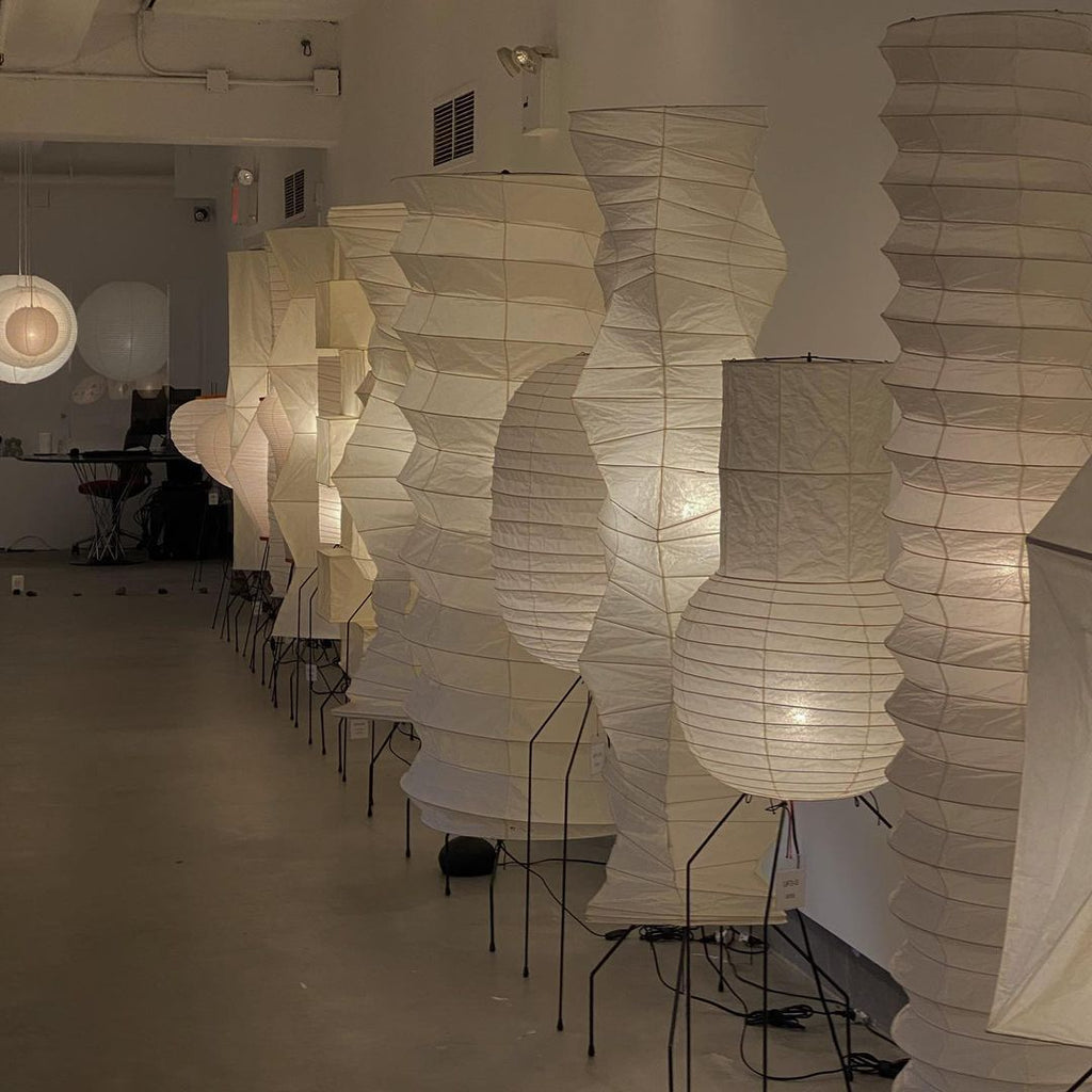 Rice Paper Floor Lamp — Floor Lamp | Maison Monashee — view 147