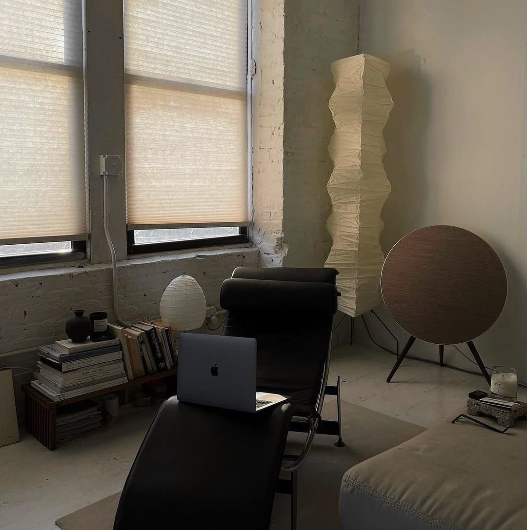 Rice Paper Floor Lamp — Floor Lamp | Maison Monashee — view 150