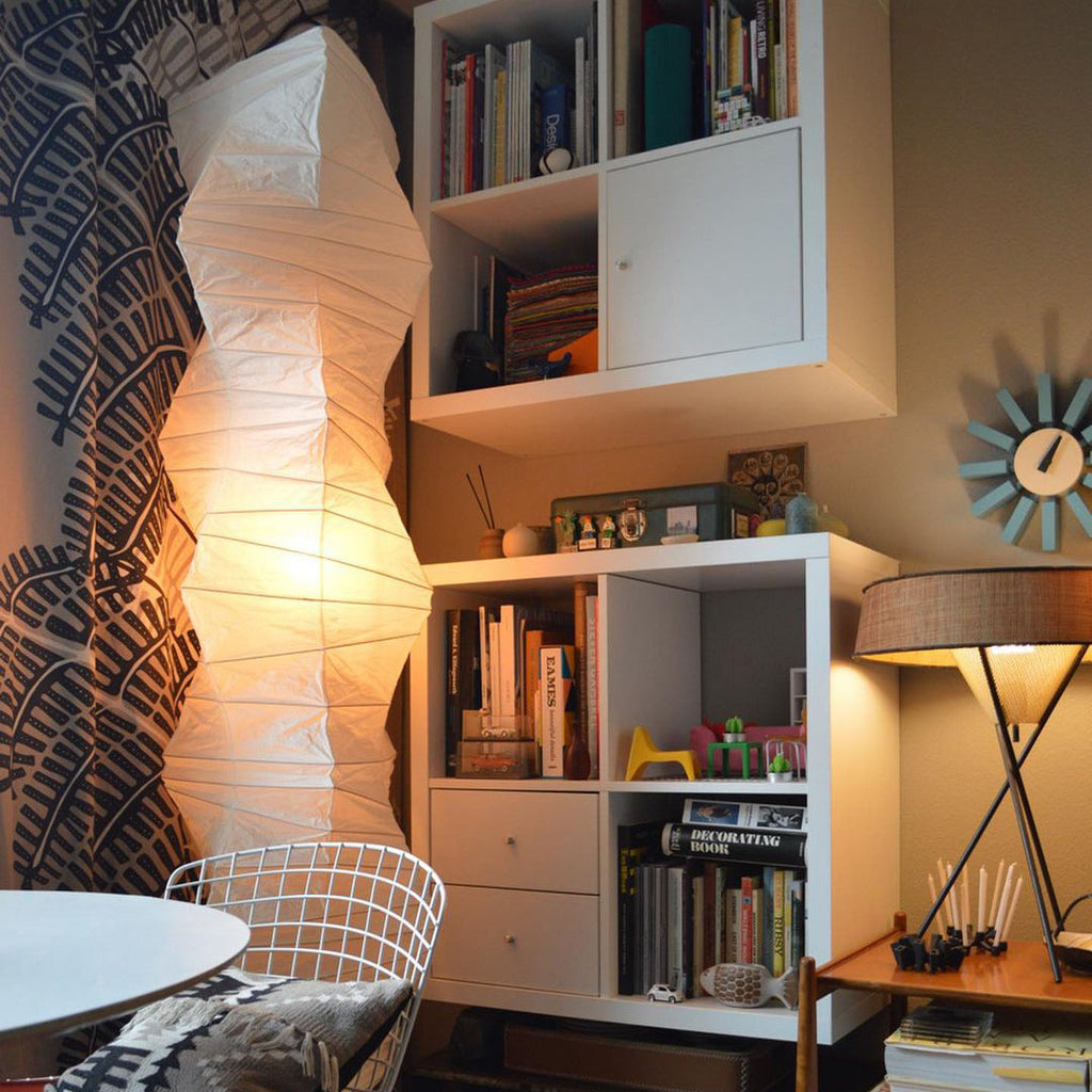 Rice Paper Floor Lamp — Floor Lamp | Maison Monashee — view 152