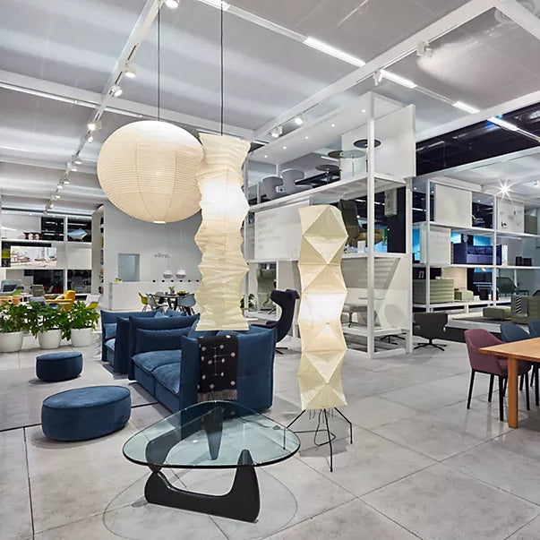 Rice Paper Floor Lamp — Floor Lamp | Maison Monashee — view 157