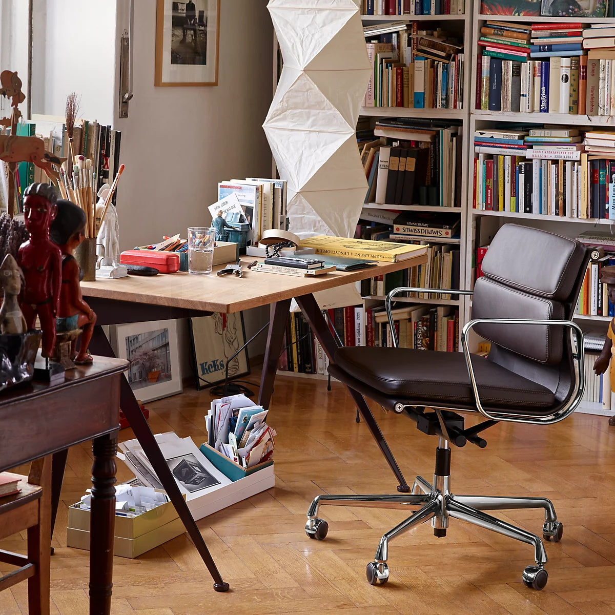 Rice Paper Floor Lamp — Floor Lamp | Maison Monashee — view 158