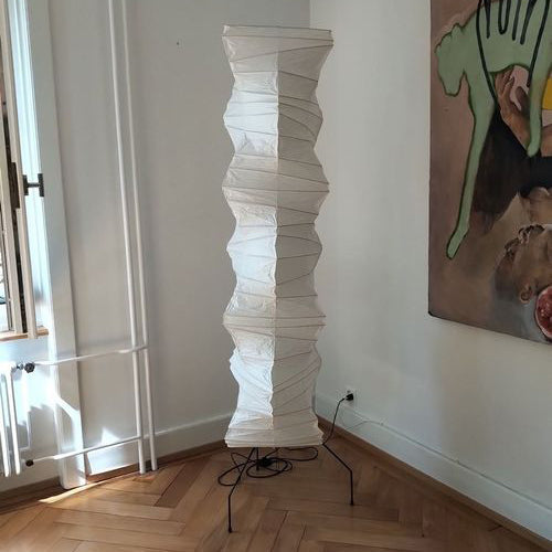 Rice Paper Floor Lamp — Floor Lamp | Maison Monashee — view 161