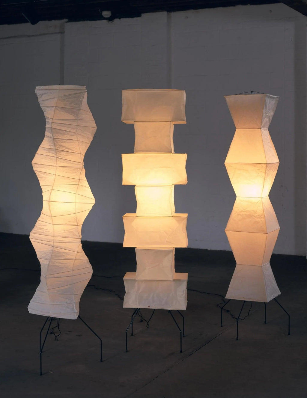 Rice Paper Floor Lamp — Floor Lamp | Maison Monashee — view 142