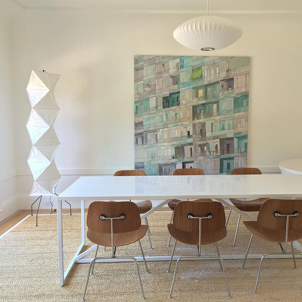 Rice Paper Floor Lamp — Floor Lamp | Maison Monashee — view 163