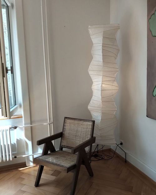 Rice Paper Floor Lamp — Floor Lamp | Maison Monashee — view 25