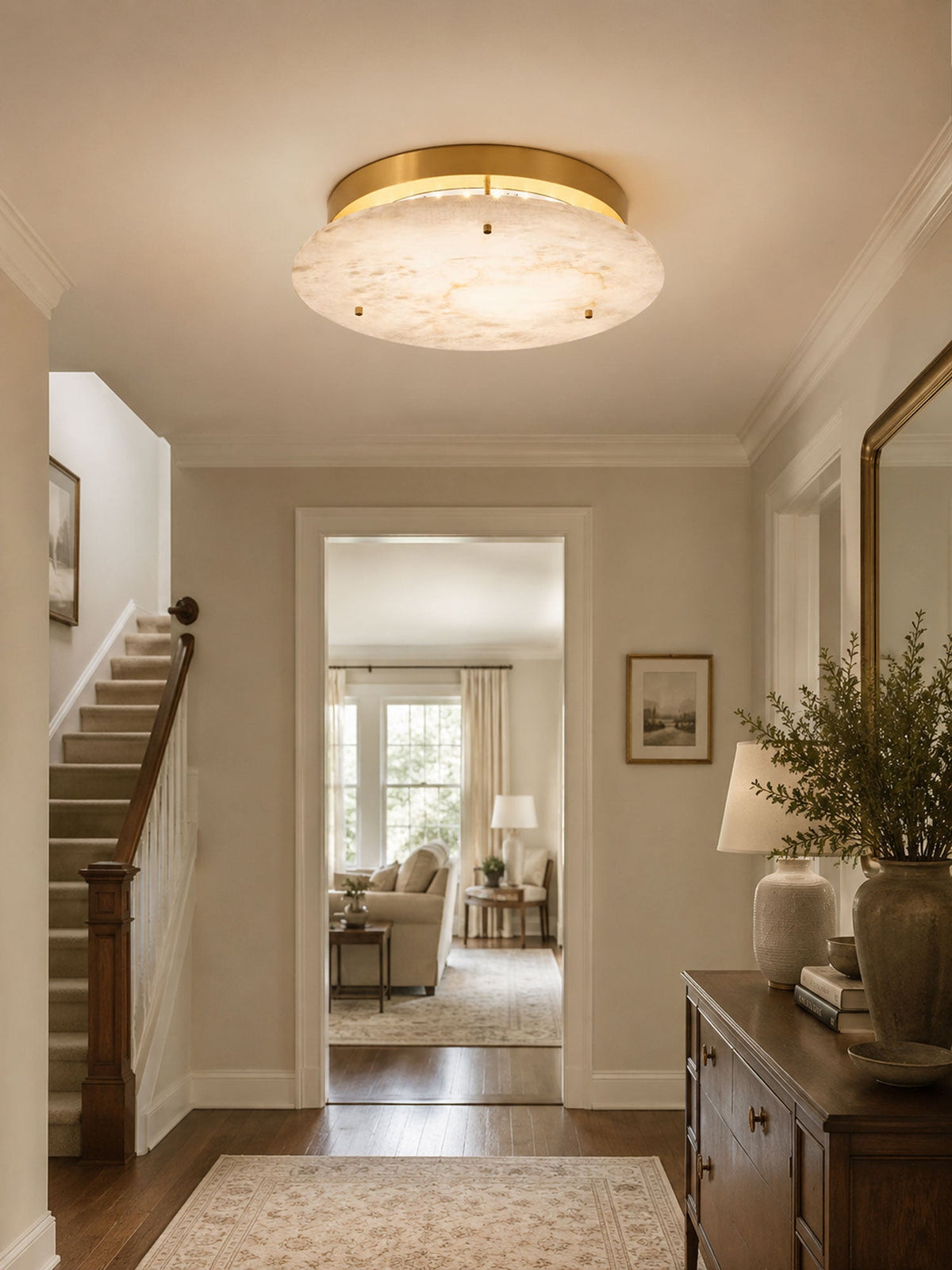 Flush Mount Disc Light — Ceiling Light | Maison Monashee — view 7