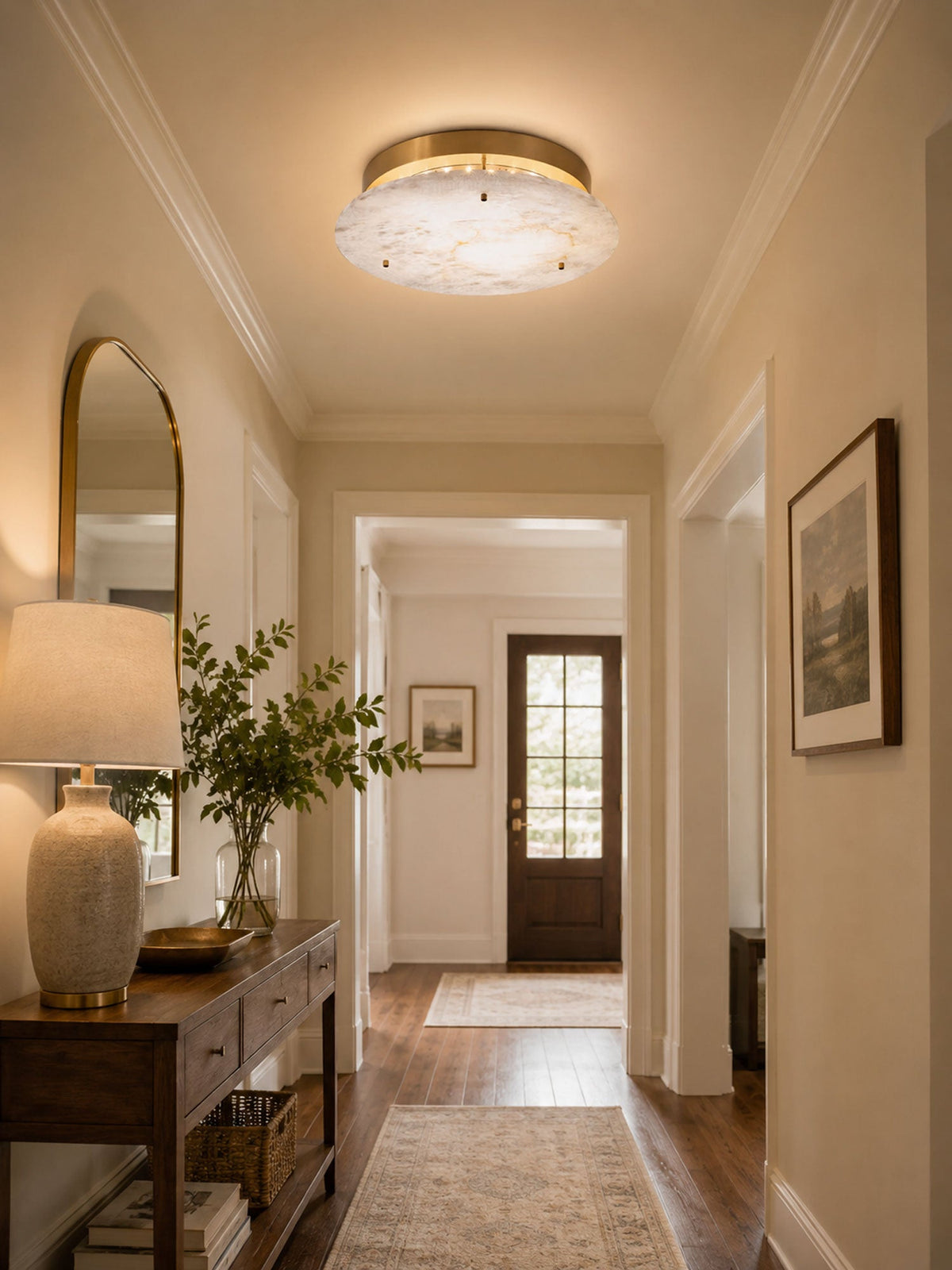 Flush Mount Disc Light — Ceiling Light | Maison Monashee — view 5