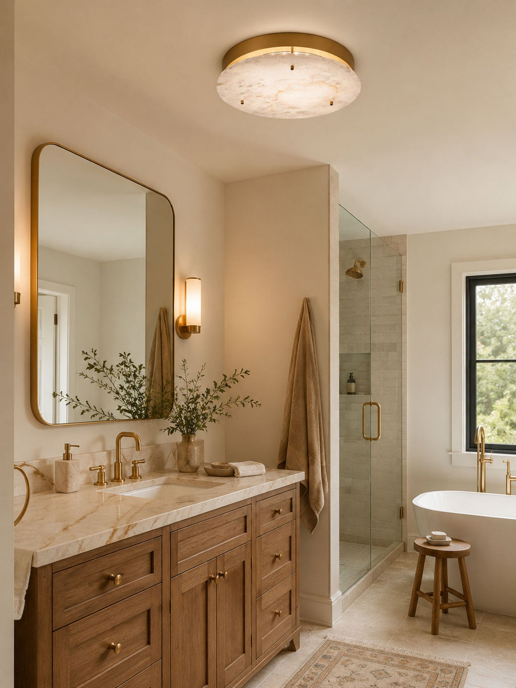 Flush Mount Disc Light — Ceiling Light | Maison Monashee — view 6