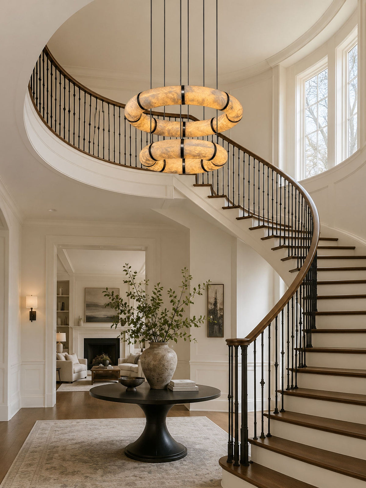 2 Ring Chandelier — Chandelier | Maison Monashee — view 10
