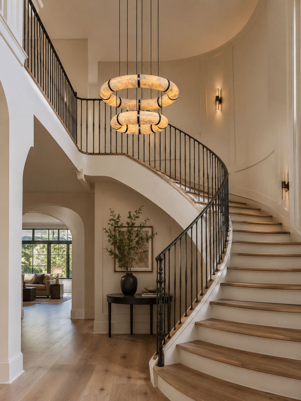 2 Ring Chandelier — Chandelier | Maison Monashee — view 8