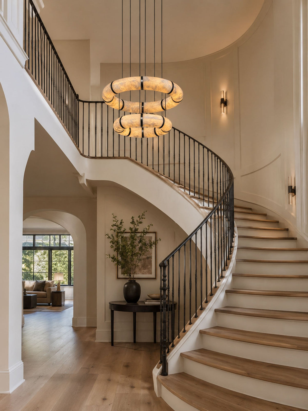 2 Ring Chandelier — Chandelier | Maison Monashee — view 8