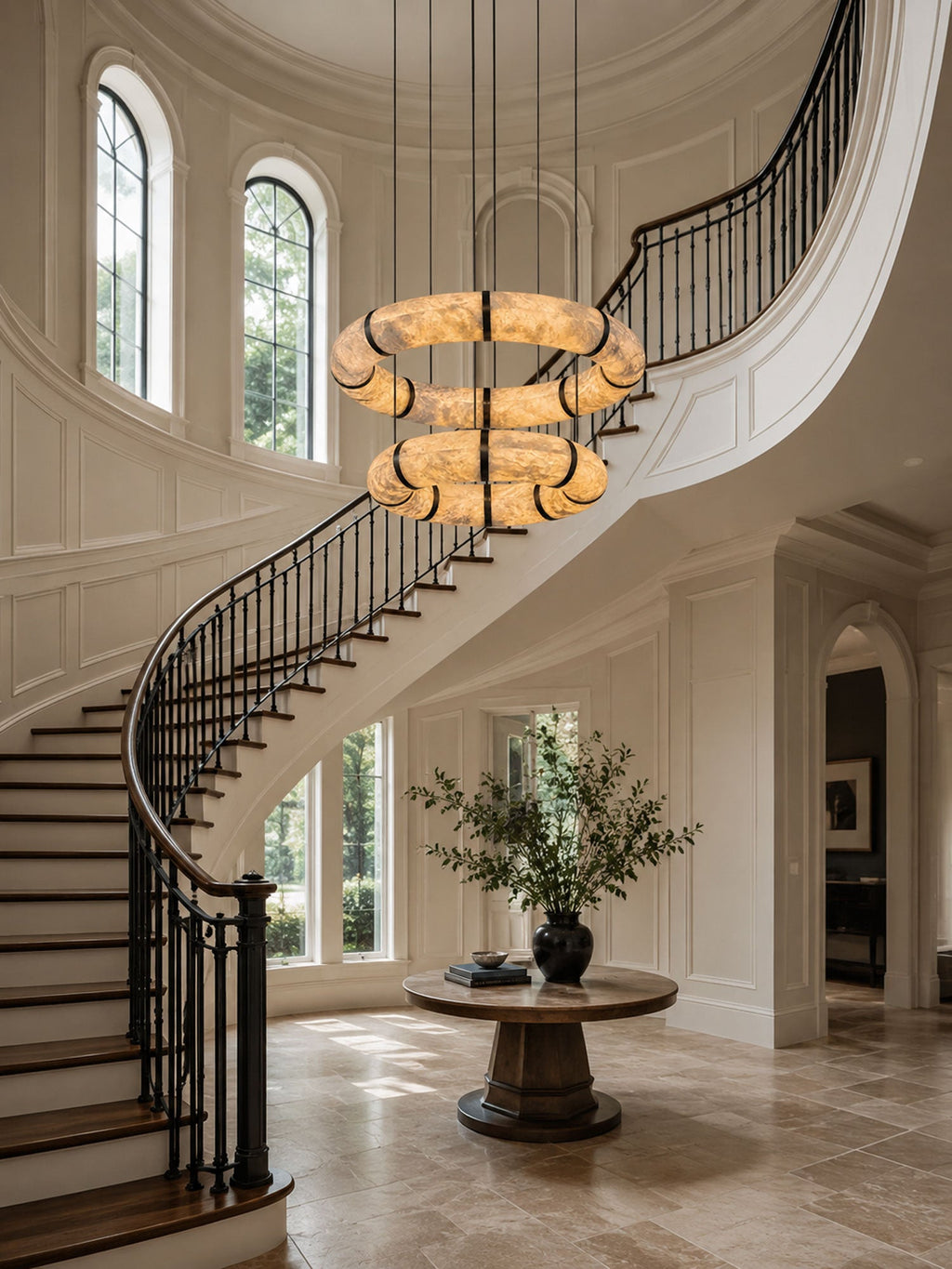2 Ring Chandelier — Chandelier | Maison Monashee — view 9