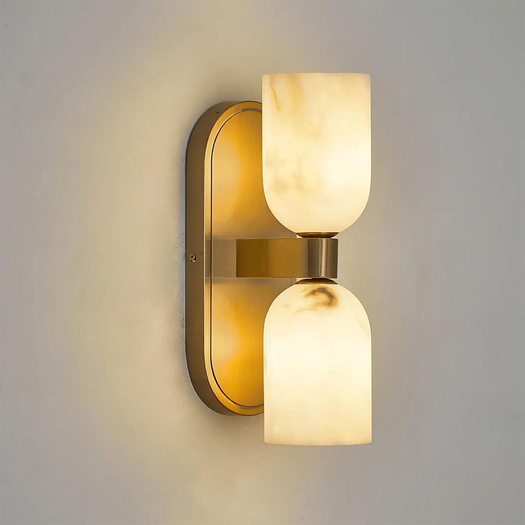 Alabaster Wall Sconce Bathroom — Wall Sconce | Maison Monashee — view 9