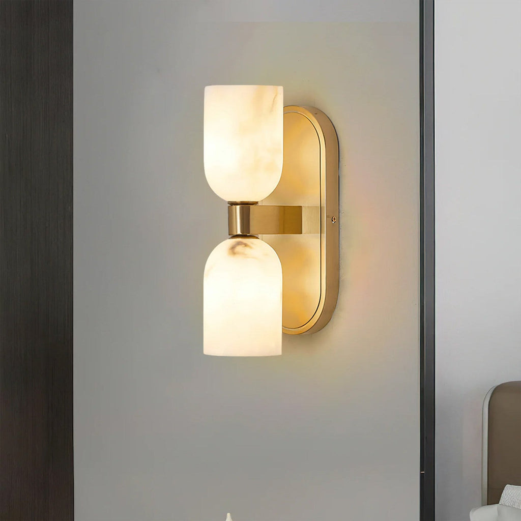 Alabaster Wall Sconce Bathroom — Wall Sconce | Maison Monashee — view 3