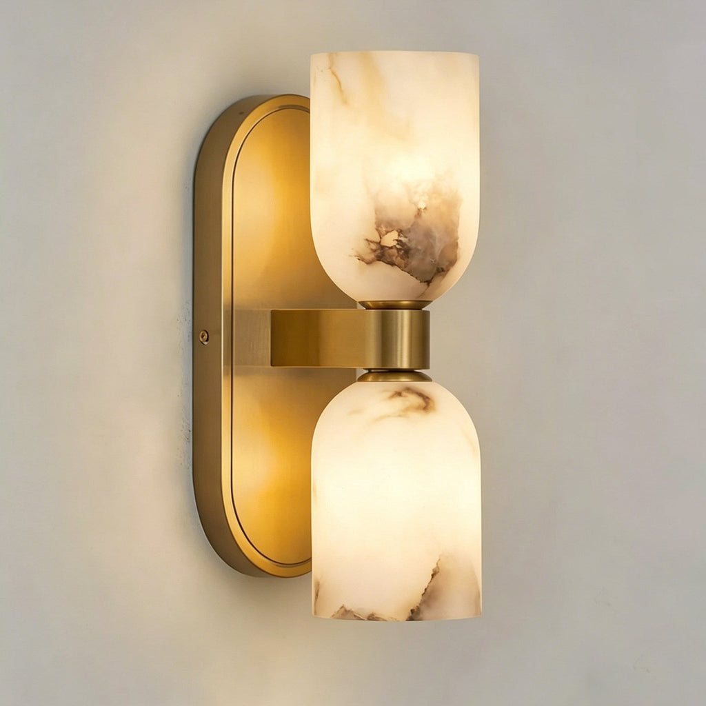 Alabaster Wall Sconce Bathroom — Wall Sconce | Maison Monashee — view 8