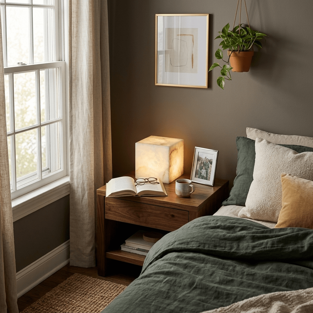 Alabaster Table Lamp — Table Lamp | Maison Monashee — view 4