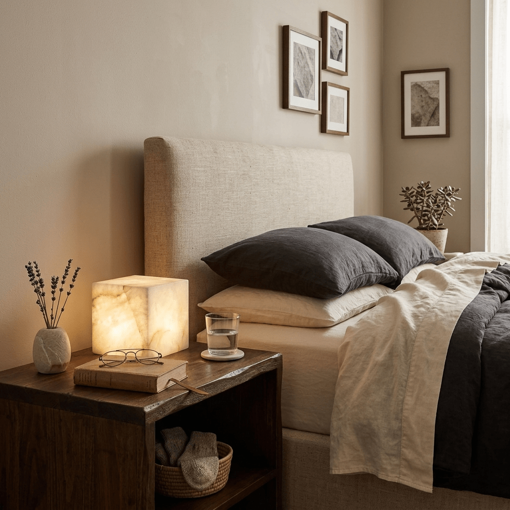 Alabaster Table Lamp — Table Lamp | Maison Monashee — view 6