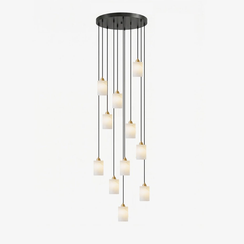 Black Stairwell Chandelier — Chandelier | Maison Monashee