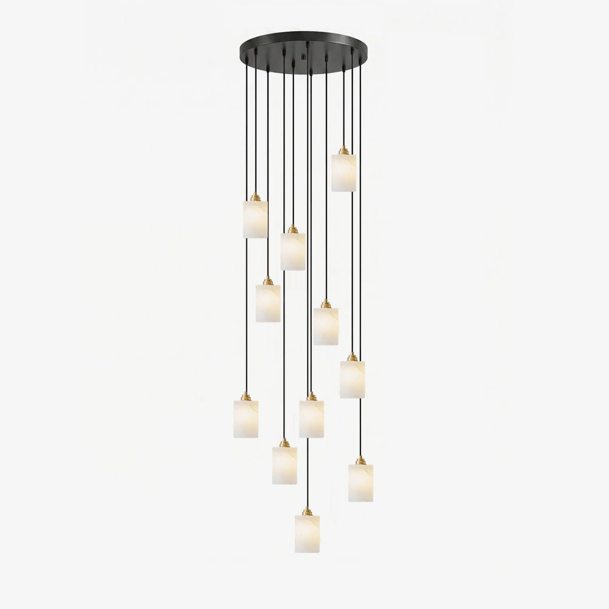 Black Stairwell Chandelier — Chandelier | Maison Monashee