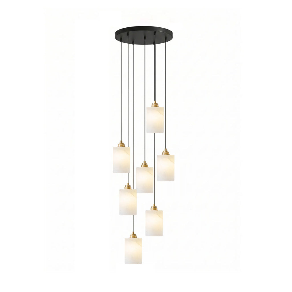 Black Stairwell Chandelier — Chandelier | Maison Monashee — view 11